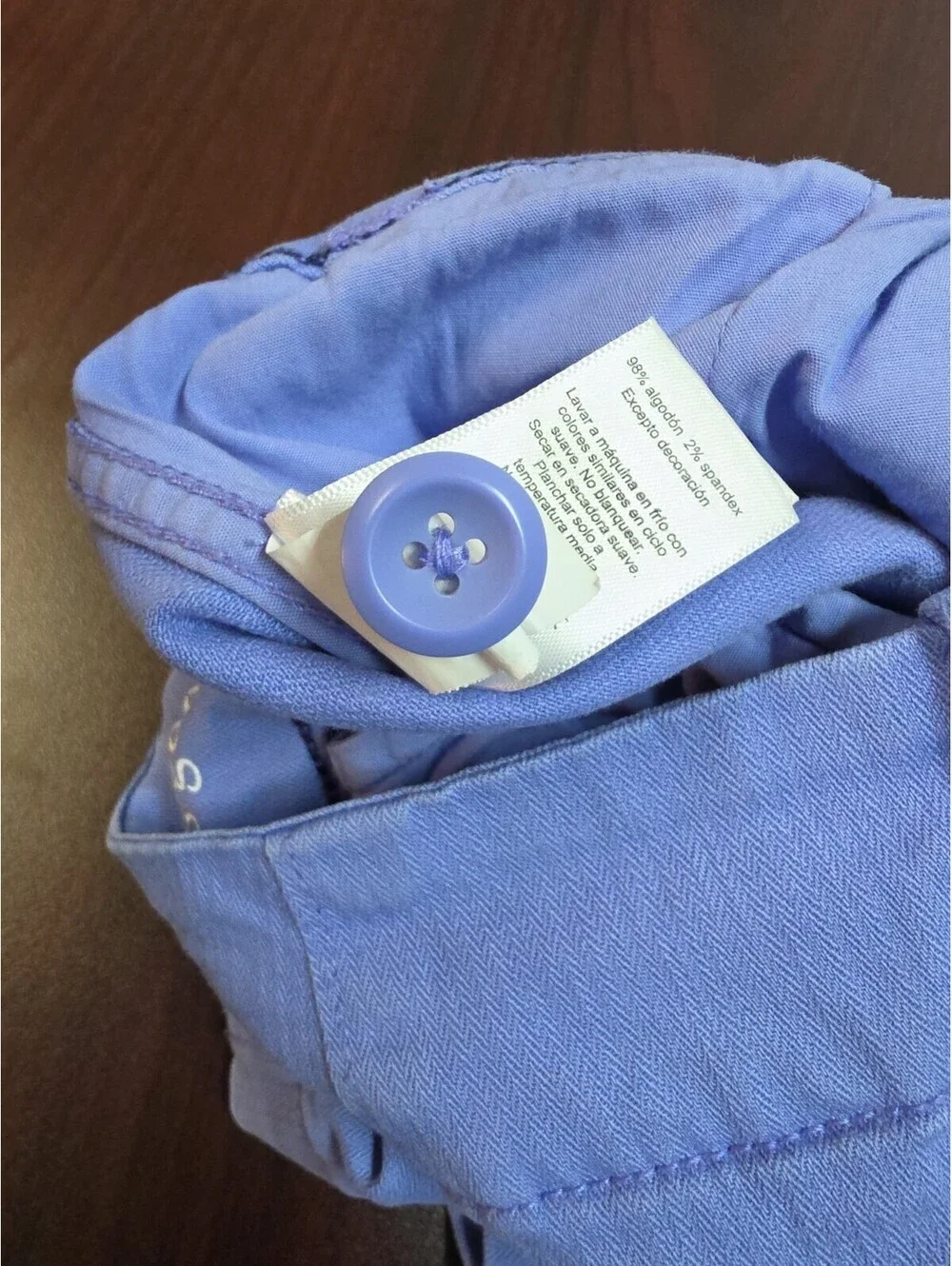 Vineyard Vines Sz 6 Periwinkle Blue Hook Eye Pocket Ladies 3 In Inseam